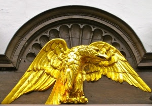 oro, aquila, ali, becco, stemma, uccello, dorata, arco, rapace