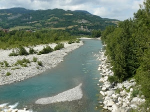 fiume, alberi, acqua, verde, montagna, pietre, torrente, sassi, paesaggio, greto