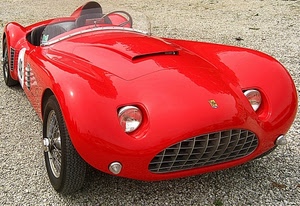 ruote, rossa, rosso, auto, ferrari, fari, volante, fanali, cofano, corsa, automobile, ruota, parabrezza, epoca, macchina, sportiva
