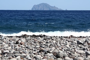 isola, mare, spiaggia, sassi, onda, orizzonte, schiuma, cielo, ciottoli, onde, acqua, azzurro, pietre, blu, bianco, isolotto