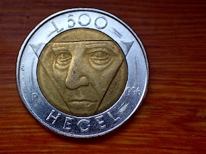 moneta, cinquecento, cerchio, oro, volto, lire, triangolo, metallo, naso, numeri, occhi, argento, bocca, bimetallica, hegel, marrone, filosofo, scritta, legno, viso