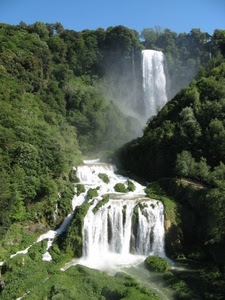 acqua, verde, cascate, alberi, cascata, bosco, marmore, salto, schiuma