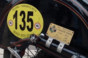 numero, moto, ruota, nero, giallo, etichetta, storica, targa, guzzi, motocicletta