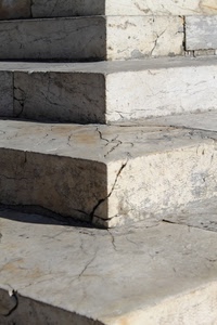 marmo, gradini, scala, spigoli, crepe, scale, scalini, pietra, geometrie, venature, bianco