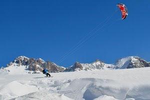 neve, paracadute, montagna, montagne, cielo, inverno, bianco, sport, aquilone, sciatore