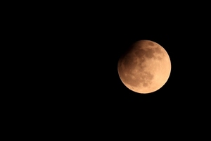 luna, nero, notte, cielo, crateri, piena, satellite, macchie