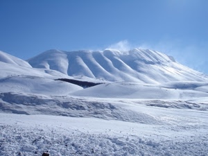 neve, montagna, cielo, bianco, inverno, montagne, paesaggio, vento