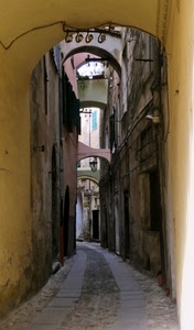 archi, vicolo, porte, finestre, vicoli, lampioni, strada, borgo, lampione, palazzi