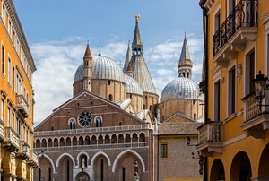 chiesa, cupole, archi, arcate, cupola, angelo, padova, campanili