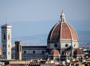 cupola, firenze, torre, campanile, duomo, chiesa, basilica, panorama, cupole