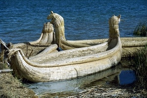 paglia, barche, acqua, canoe, fiume, lago, mare, canne, imbarcazioni, riflesso