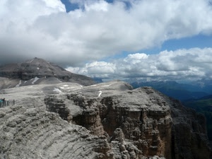 nuvole, rocce, montagna, cielo, montagne, panorama, roccia, vetta