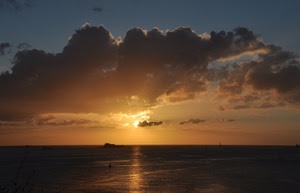 mare, nuvole, tramonto, cielo, sole, alba, acqua