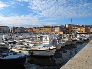 barche, porto, mare, acqua, cielo, nuvole, riflessi