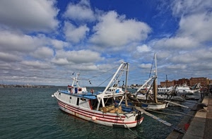 porto, nuvole, mare, barche, cielo, pescherecci, acqua, molo