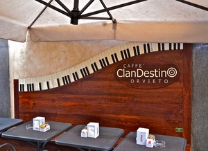 insegna, ombrellone, bar, tavoli, caffè, tastiera, tavolini, legno, pianoforte