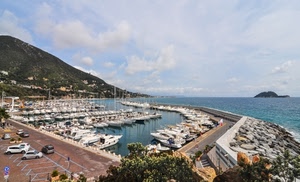 barche, mare, porto, isola, nuvole, cielo, panorama, parcheggio, molo, montagna, auto, strada, macchine, costa, alberi