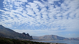 nuvole, montagne, cielo, mare, panorama, azzurro, acqua, lago, bianco, montagna, paesaggio, costa