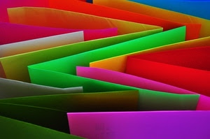 colori, verde, fogli, rosso, multicolore, carta, viola, buste, triangoli, giallo, cartoncini