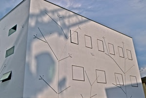 finestre, palazzo, ombre, bianco, casa, cielo, ombra, quadrati, geometrie, disegni, muro