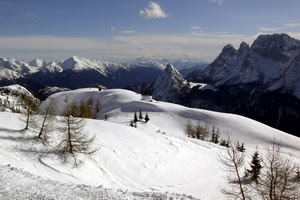 neve, alberi, inverno, montagna, cielo, montagne, panorama, bianco, paesaggio
