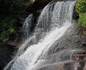 acqua, cascata, rocce, roccia, verde, salto, bianco, fiume, natura, schiuma