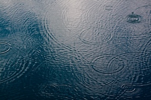 acqua, cerchi, blu, riflessi, gocce, pioggia, azzurro