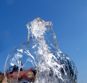 acqua, cielo, azzurro, gocce, trasparenza, trasparente, spruzzo, casa, zampillo, fontana