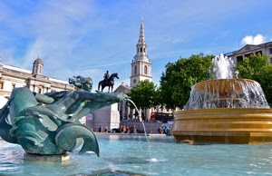 fontana, acqua, campanile, statua, cavallo, zampillo, sirena, statue, scultura, chiesa, spruzzo