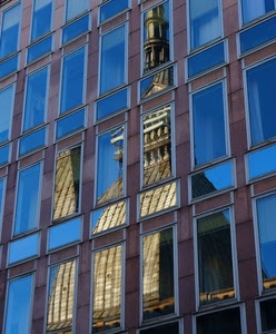 finestre, riflesso, palazzo, torino, mole, vetri, cupola, riflessi, specchi, vetro