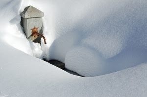 neve, fontana, bianco, acqua, inverno, fontanella, ombra, cannella, ottone