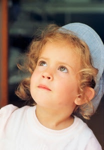 cappello, occhi, bambina, riccioli, viso, ritratto, sguardo, capelli, bambino, bionda, bimba