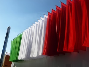 verde, rosso, bianco, cielo, tricolore, bandiere, colori, bandiera, azzurro, teli, italia