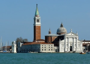 campanile, chiesa, mare, venezia, acqua, cupola, cielo, laguna