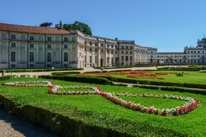 fiori, aiuole, verde, palazzo, giardino, prato, erba, siepi, giardini, reggia