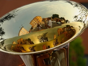 riflesso, musica, strumento, trombone, ottone, tromba, riflessi, musicista, fotografo, oro