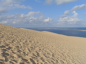 mare, sabbia, spiaggia, nuvole, cielo, azzurro, deserto, duna