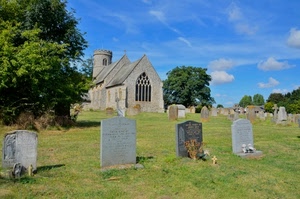 cimitero, alberi, tombe, chiesa, lapidi, prato, cappella, croce, erba, verde