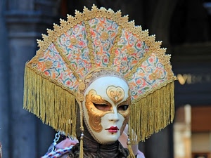 maschera, frange, oro, carnevale, ventaglio, donna, copricapo, occhi, dorato, bocca, bianco, dorata, venezia, rossetto, costume, corona, decorazioni, merletti