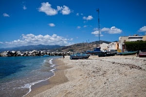barche, mare, spiaggia, nuvole, sabbia, cielo, acqua