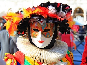 maschera, carnevale, piume, colori, cappello, rosso, bianco, giallo, arlecchino, nero, verde, multicolore, azzurro, costume, merletti, labbra, collare