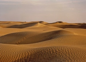 sabbia, dune, deserto, cielo, orme, ombre, panorama, paesaggio