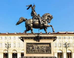 monumento, cavallo, statua, lampioni, palazzo, equestre, cavaliere, finestre