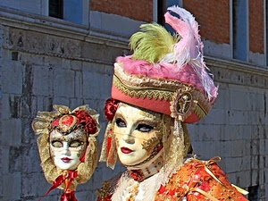 carnevale, piume, cappello, maschera, maschere, rosa, donna, venezia, colori, rosso, occhi, bianco, pizzo