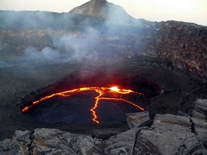 vulcano, lava, fumo, cratere, fuoco, roccia, montagna, rocce, incandescente