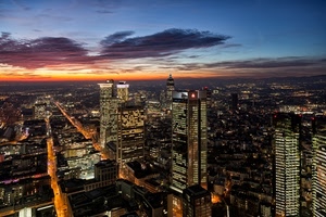 città, tramonto, cielo, grattacieli, nuvole, panorama, luci, sera, strade, america, palazzi, notte, metropoli, finestre, mela, rosso