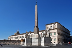 statue, obelisco, piazza, palazzo, cielo, colonna, croce, roma, monumento
