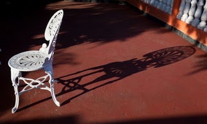 ombra, sedia, bianco, pavimento, rosso, ferro, luce
