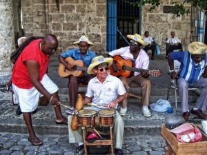musicisti, chitarre, musica, tamburi, cappelli, strumenti, uomini, strada, suonare