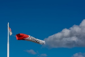 azzurro, vento, rosso, nuvole, cielo, bianco, bandiera, manica, asta, palo, vela, corda, nuvola, segnavento, scritta